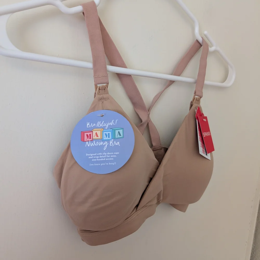 Spanx Womens Small Nursing Bra Beige NWT - Picture 2 of 8